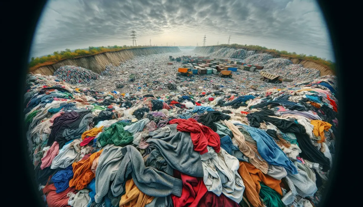 What Is Synthetic Clothing? Uncovering the Pros and Cons of Man-Made Fabrics 5 Synthetic Clothing sitting in a landfill