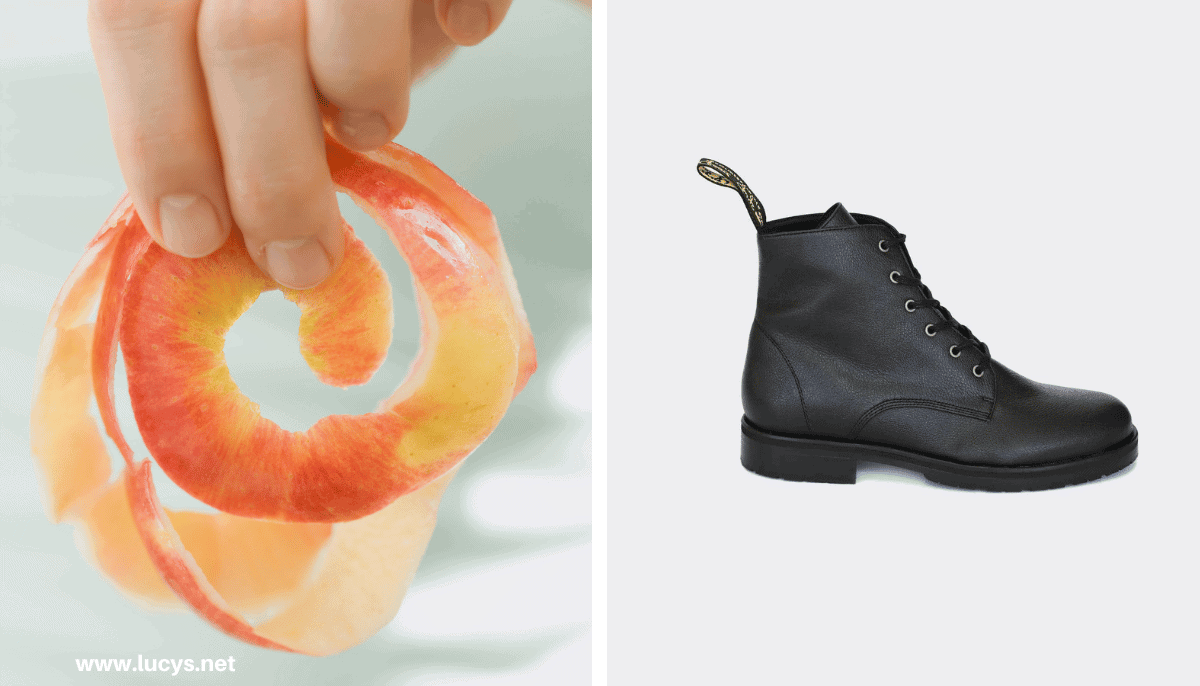 From Odd to Chic - 33 Unusual Items Transformed Into Eye-Catching Fashion 15 Apple peel & Apple leather shoes