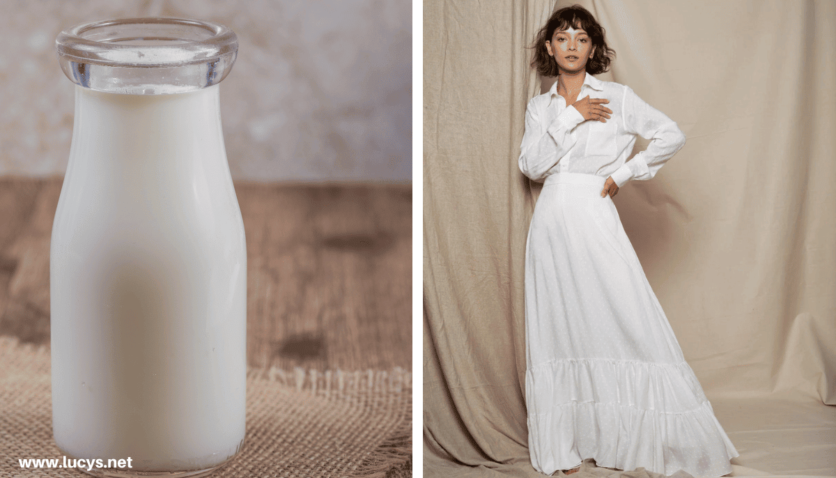 From Odd to Chic - 33 Unusual Items Transformed Into Eye-Catching Fashion 10 Bottle of Milk & Dress made with Casein Fiber