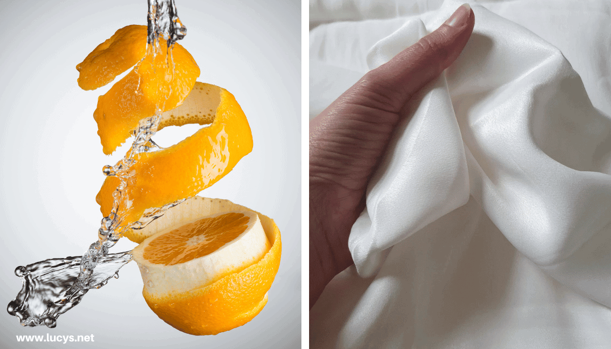 From Odd to Chic - 33 Unusual Items Transformed Into Eye-Catching Fashion 12 Orange Peel & Material made with Orange Fibers