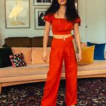 Red Robyn Pants
