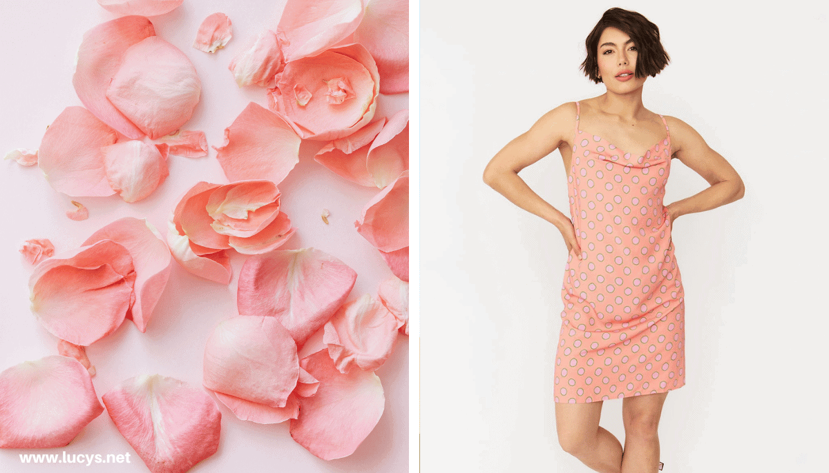 From Odd to Chic - 33 Unusual Items Transformed Into Eye-Catching Fashion 31 Rose Petals & Dress made with Rose petal fabric
