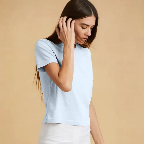 The Classic T-Shirt Company 10 SKY_BLUEFRONT Short Sleeve The Classic