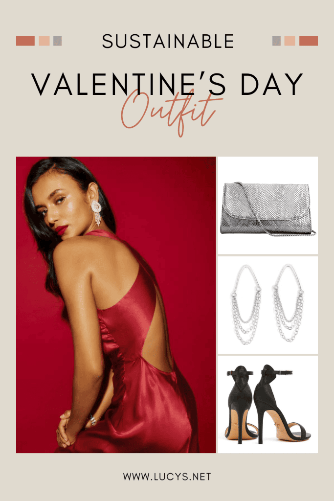 Silken Embrace Valentine's Day Outfit Idea