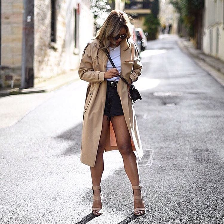 26 Fresh & Fashionable Ways to Reinvent the Classic White Tee (Sustainably) 2 Timeless Trench and Tee via miss_gunner