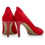 Veerah Red Peep Toe Pump
