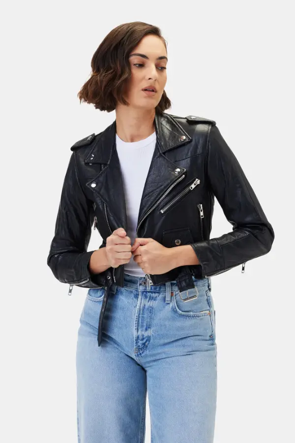 Amour Vert 14 DEADWOOD_Joan_Biker_Jacket_Black Amour Vert